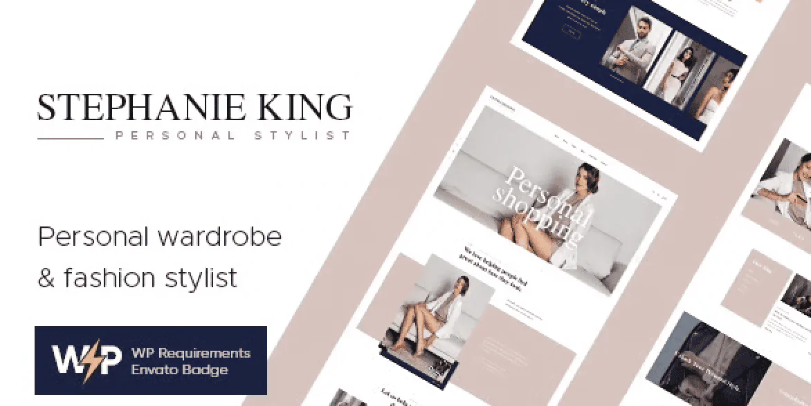 Stephanie King – Personal Stylist and Fashion Blogger WordPress Theme