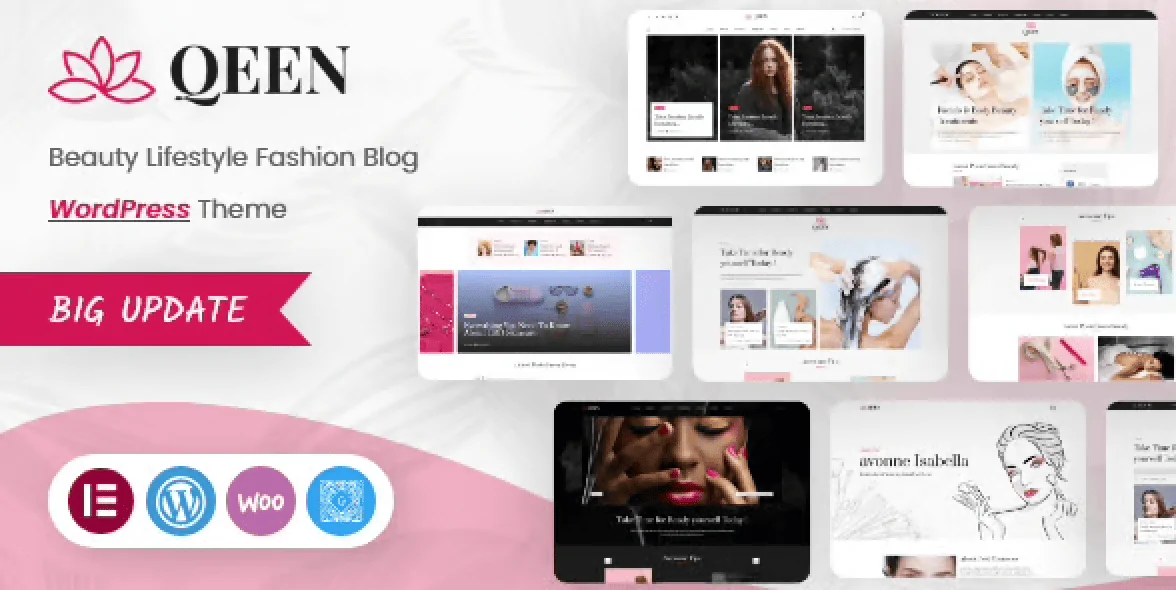 Qeen – Fashion Lifestyle Blog WordPress Theme