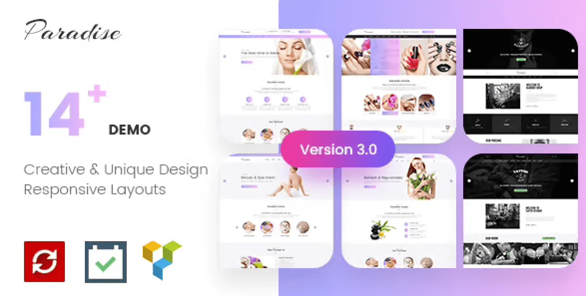 Paradise – Multipurpose Spa and Beauty WordPress Theme