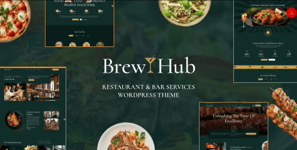 Brewhub – Bar and Restaurant WordPress Theme