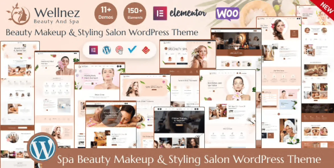 Wellnez – Beauty Spa and Wellness Salon WordPress Theme